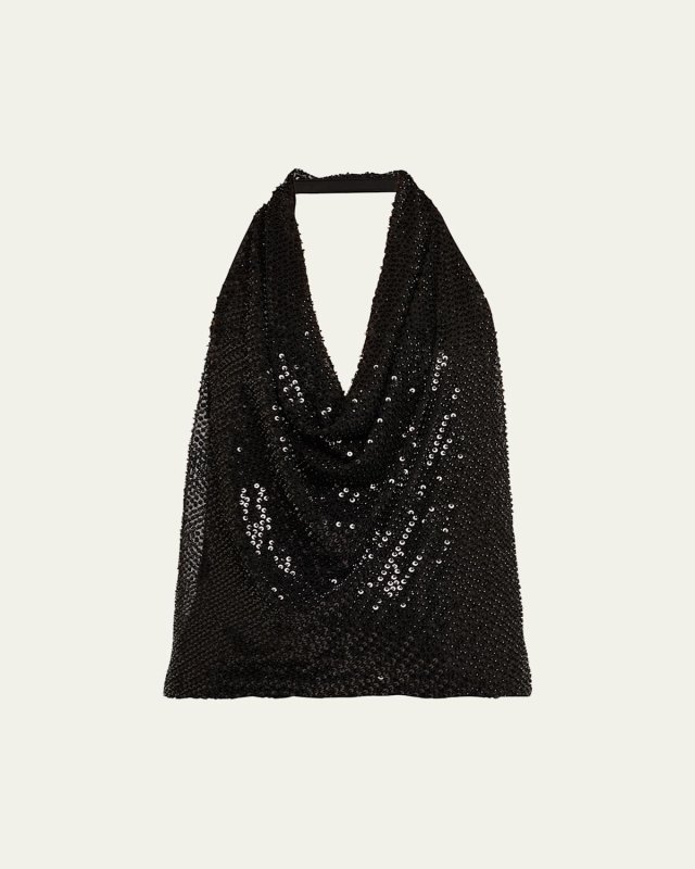 Alice Sequined Halter Blouse